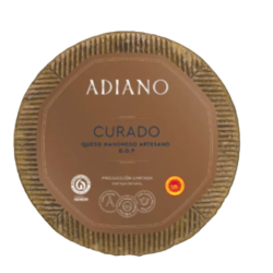 Queso manchego curado Adiano - Tienda online de quesos artesanales