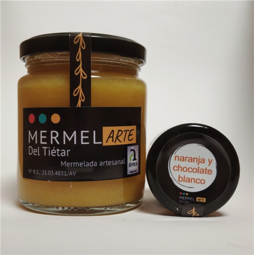 Mermelada de naranja y chocolate blanco -Tienda online de quesos artesanales. gourmet