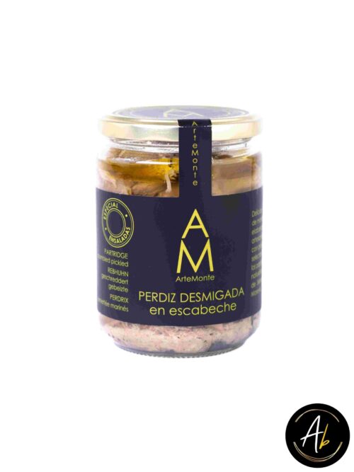 Perdiz desmigada en escabeche -Tienda online de productos artesanales gourmet