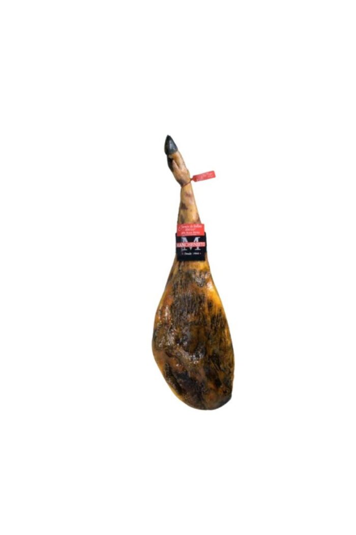 Jamón de bellota ibérica 50 raza ibérica - Etiqueta Roja - Tienda de Productos artesanales Gourmet