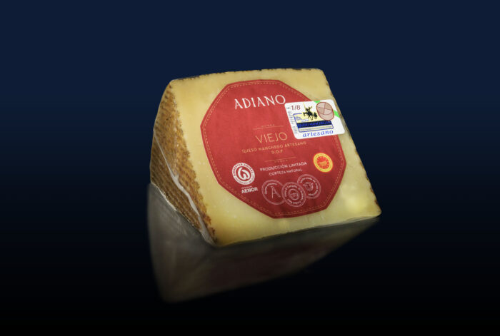 Queso manchego curado Adiano - Tienda online de quesos artesanales