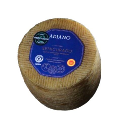 Queso manchego semi curado Adiano - Tienda online de quesos artesanales