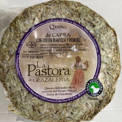 Queso curado de cabra payoya con romero