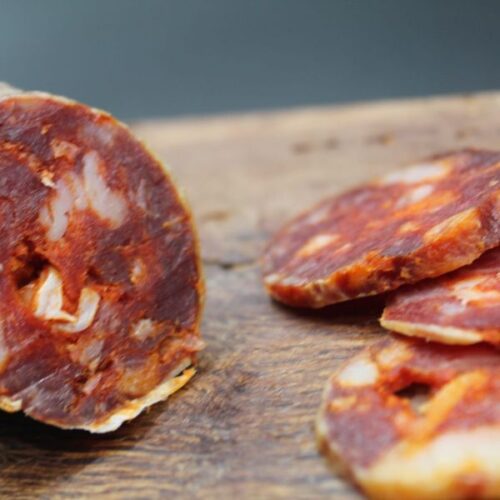 Chorizo ibérico de bellota 100% - Tienda de Productos artesanales Gourmet