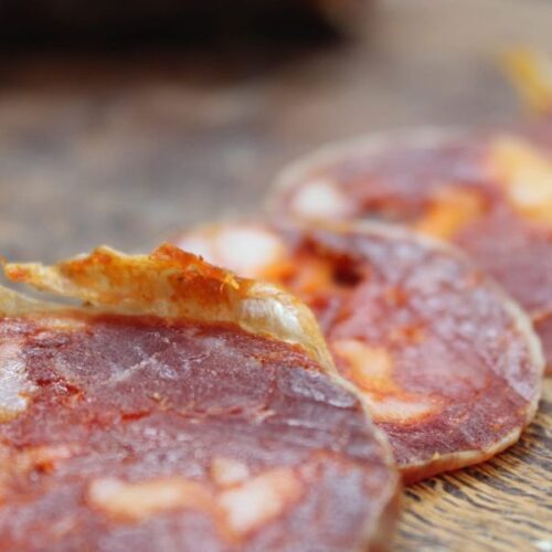 Chorizo ibérico de bellota 100% - Tienda de Productos artesanales Gourmet