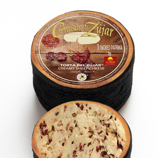 Cremositos del Zujar con escamas de pimentón-Tienda online de quesos