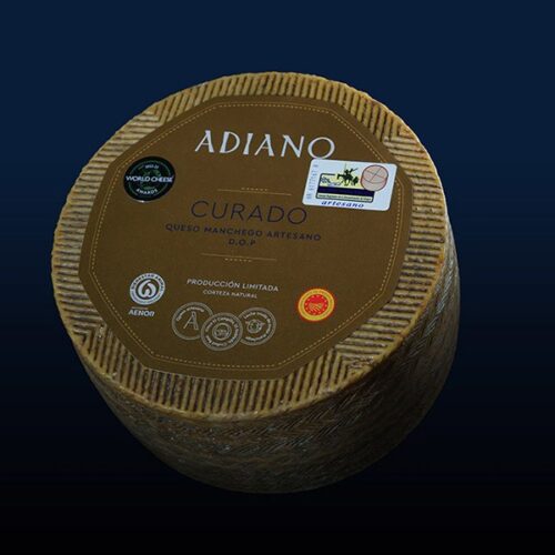Queso manchego curado Adiano - Tienda online de quesos artesanales