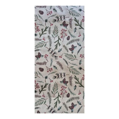 Camino de Mesa con decoración piñas