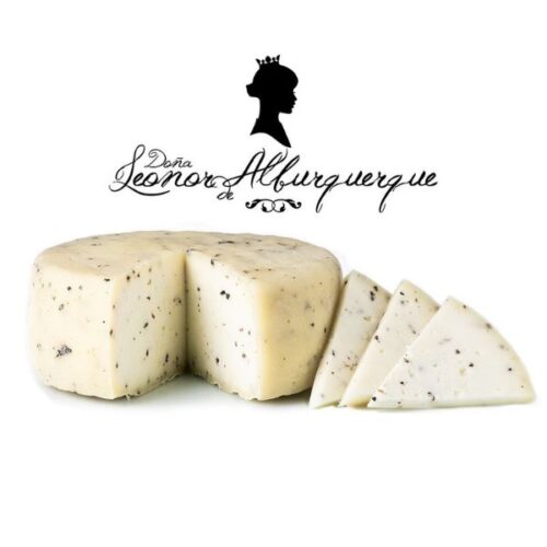 Queso cabra con trufa -Tienda online de quesos artesanales gourmet.